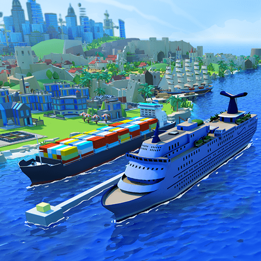 Sea Port: Build Town & Ship Cargo 1.0.203 (Full) Apk + Mod